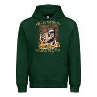 Forest Green dead inside boujee outside Urban Hoodie - MaliasSmallBusiness