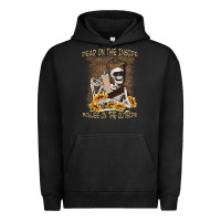 Pigment Black dead inside boujee outside Urban Hoodie - MaliasSmallBusiness