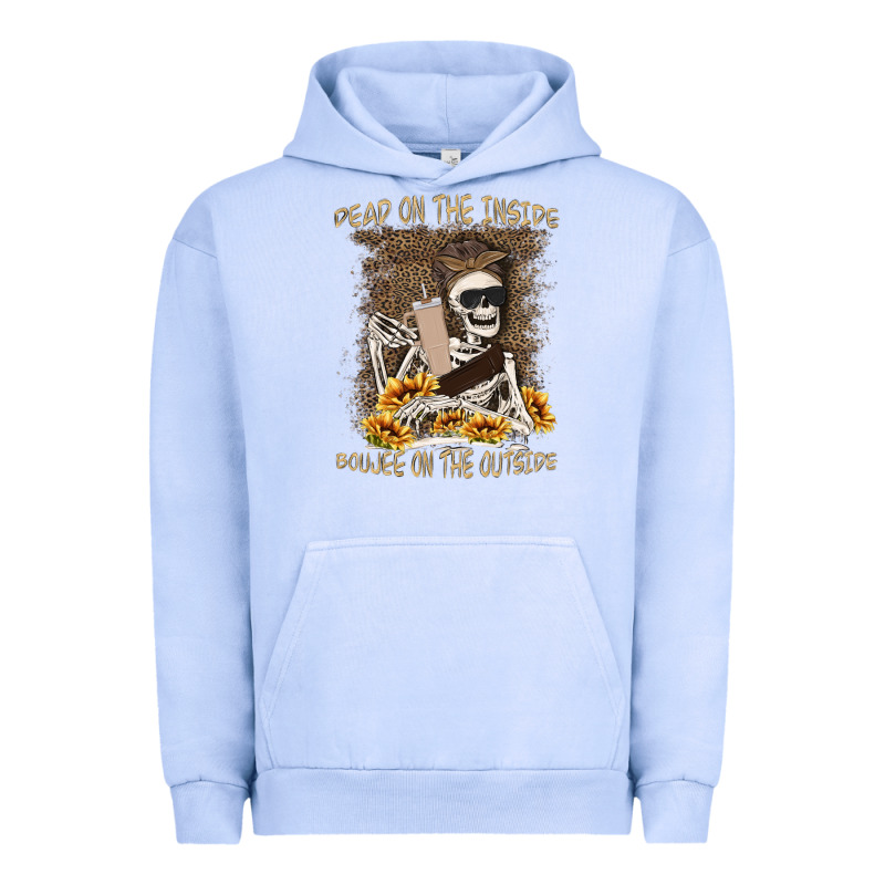 Dead Inside Boujee Outside Urban Hoodie by MaliasSmallBusiness | Teevron