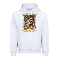 White dead inside boujee outside Urban Hoodie - MaliasSmallBusiness