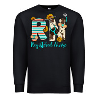 Black rn registered nurse Premium Sweatshirt - Artiststas