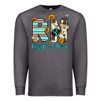 Charcoal Heather rn registered nurse Premium Sweatshirt - Artiststas