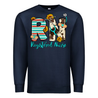 Navy rn registered nurse Premium Sweatshirt - Artiststas