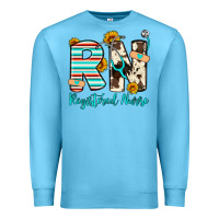 Ocean Blue rn registered nurse Premium Sweatshirt - Artiststas