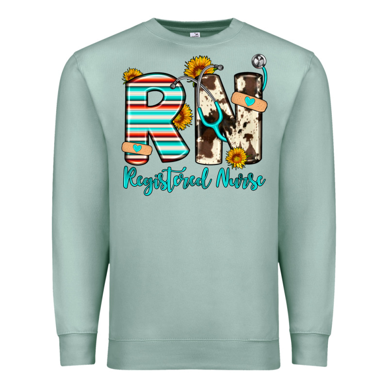 Rn Registered Nurse Premium Sweatshirt by Artiststas | Teevron
