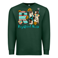 Sports Green rn registered nurse Premium Sweatshirt - Artiststas