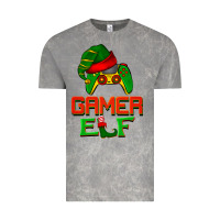 Cloud Rock Christmas gamer elf Vintage Tee - BarkalooDesign