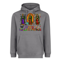 Storm our lady of guadalupe happy hallothanksmas Heavyweight Hoodie - JahusDesignShop