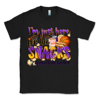 Black i'm just here for the snacks #basketball brother Classic Tee - Zillion Design Studio