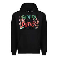 Black santa's favorite dance teacher Premium Hoodie - MaliasSmallBusiness