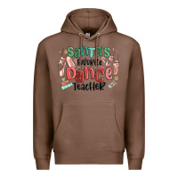 Chestnut santa's favorite dance teacher Premium Hoodie - MaliasSmallBusiness