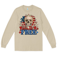 Mushroom born to be free skeleton Long Sleeve Tee - Zillion Design Studio