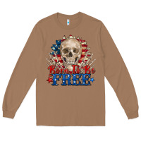 Toasted Coconut born to be free skeleton Long Sleeve Tee - Zillion Design Studio