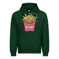 Forest Green fries before guys Urban Hoodie - MaliasSmallBusiness