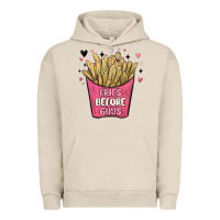 Pigment French Oak fries before guys Urban Hoodie - MaliasSmallBusiness
