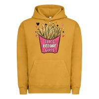 Pigment Peanut Butter fries before guys Urban Hoodie - MaliasSmallBusiness