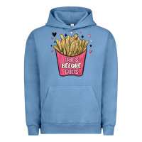 Pigment Pebble Blue fries before guys Urban Hoodie - MaliasSmallBusiness