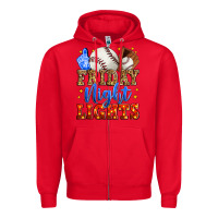 Red friday night lights baseball Zipper Hoodie - Zillion Design Studio