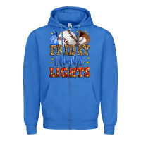 True Royal friday night lights baseball Zipper Hoodie - Zillion Design Studio