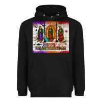 Black our lady of guadalupe happy  hallothanksmas tumbler Heavyweight Hoodie - JahusDesignShop