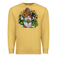 Antique Gold gnomes sunflower cactus Premium Sweatshirt - JahusDesignShop