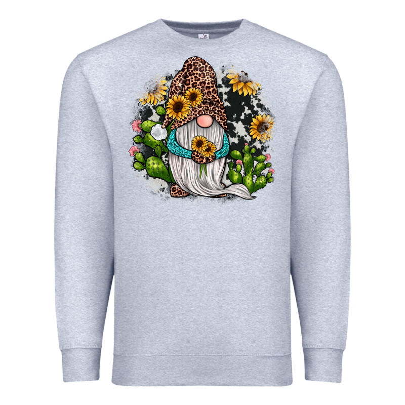 Gnomes Sunflower Cactus Premium Sweatshirt by JahusDesignShop | Teevron