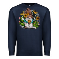 Navy gnomes sunflower cactus Premium Sweatshirt - JahusDesignShop