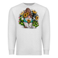 Oatmeal Heather gnomes sunflower cactus Premium Sweatshirt - JahusDesignShop
