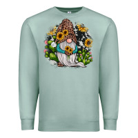 Seafoam gnomes sunflower cactus Premium Sweatshirt - JahusDesignShop
