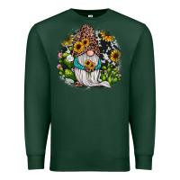Sports Green gnomes sunflower cactus Premium Sweatshirt - JahusDesignShop