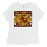 White horse Ladies Tee - BarkalooDesign