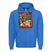 True Royal merry cluckin' christmas Zipper Hoodie - RanaPortraitStore