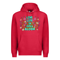 Cardinal live life in full bloom Premium Hoodie - MaliasSmallBusiness
