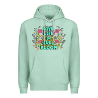 Seafoam live life in full bloom Premium Hoodie - MaliasSmallBusiness