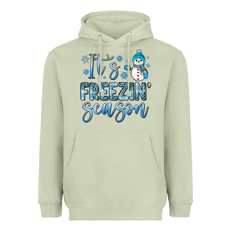 It S Freezin Season Heavyweight Hoodie by JahusDesignShop | Teevron