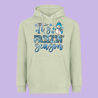 It S Freezin Season Heavyweight Hoodie Designed By Jahusdesignshop
