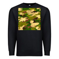 Black camouflage seamless pattern Premium Sweatshirt - BundleAndBundleShop