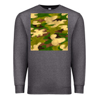 Charcoal Heather camouflage seamless pattern Premium Sweatshirt - BundleAndBundleShop