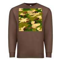 Chestnut camouflage seamless pattern Premium Sweatshirt - BundleAndBundleShop