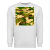 Oatmeal Heather camouflage seamless pattern Premium Sweatshirt - BundleAndBundleShop