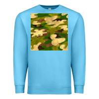 Ocean Blue camouflage seamless pattern Premium Sweatshirt - BundleAndBundleShop