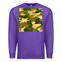 Purple camouflage seamless pattern Premium Sweatshirt - BundleAndBundleShop