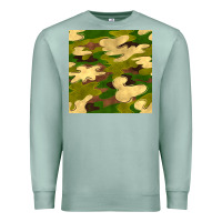 Seafoam camouflage seamless pattern Premium Sweatshirt - BundleAndBundleShop