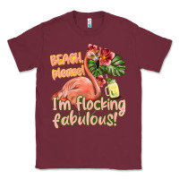 Burgundy im flocking fabulous Classic Tee - texasbilliewilder