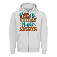 Dove Grey friday night lights american football Zipper Hoodie - Zillion Design Studio