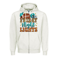 Oatmeal Heather friday night lights american football Zipper Hoodie - Zillion Design Studio