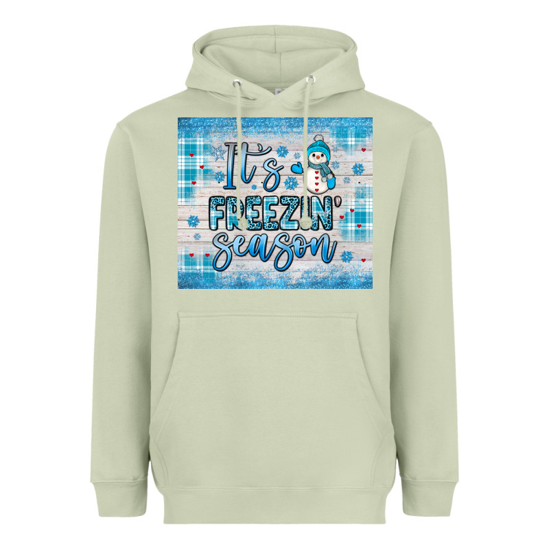 It S Freezin Season Heavyweight Hoodie by JahusDesignShop | Teevron