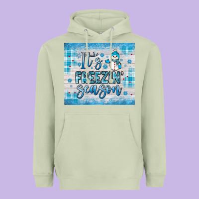 It S Freezin Season Heavyweight Hoodie Designed By Jahusdesignshop
