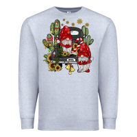 Heather Grey farm truck,noel gnome Premium Sweatshirt - JahusDesignShop