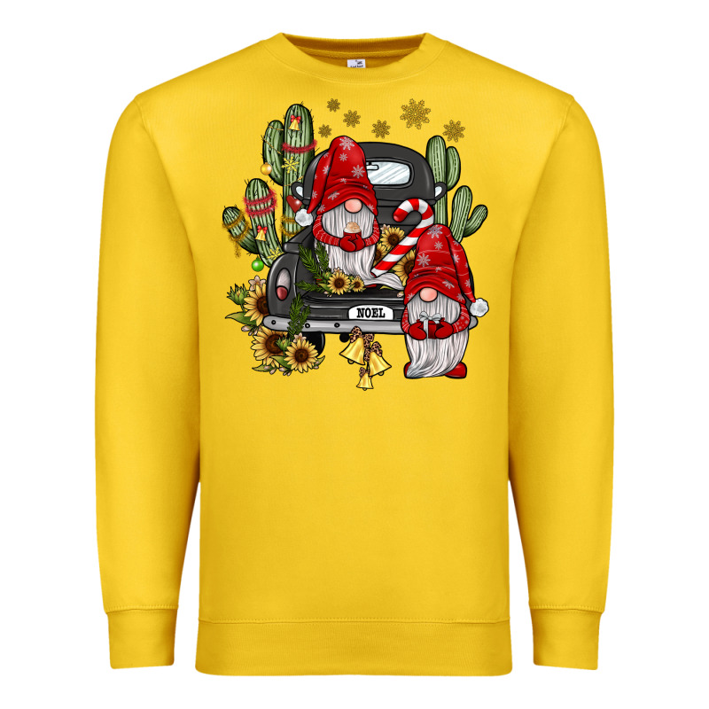 Farm Truck,noel Gnome Premium Sweatshirt by JahusDesignShop | Teevron